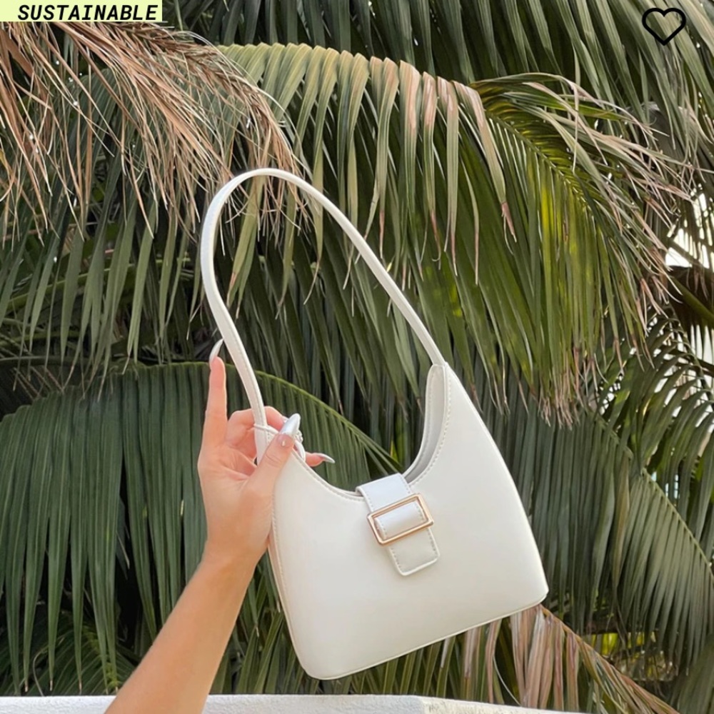 Water Based PU Harlem Bag White